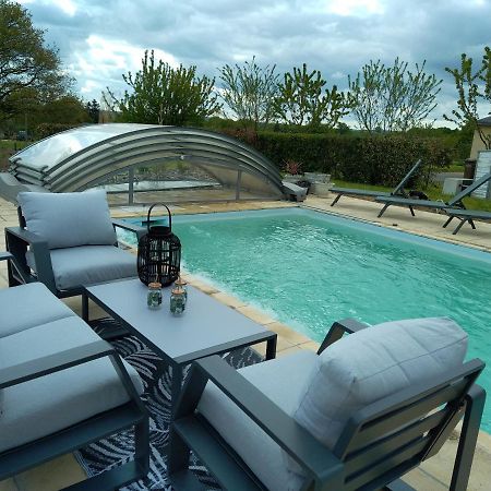 Maison/Villa Avec Piscine Privee Gite Brain D'Eau La Chapelle-de-Brain エクステリア 写真