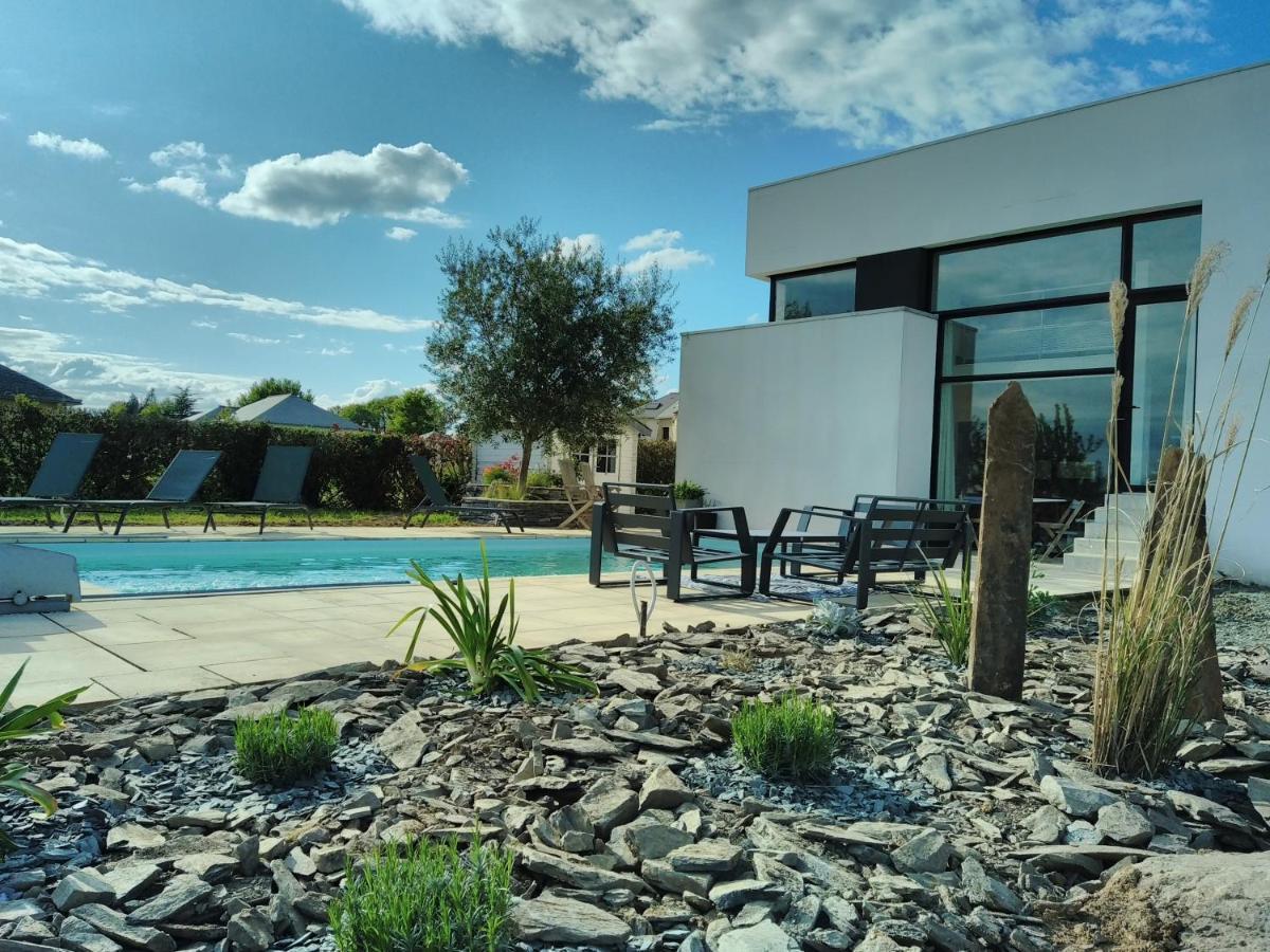 Maison/Villa Avec Piscine Privee Gite Brain D'Eau La Chapelle-de-Brain エクステリア 写真